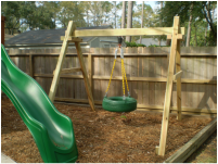 Upgrades add usuable life to an old swingset.