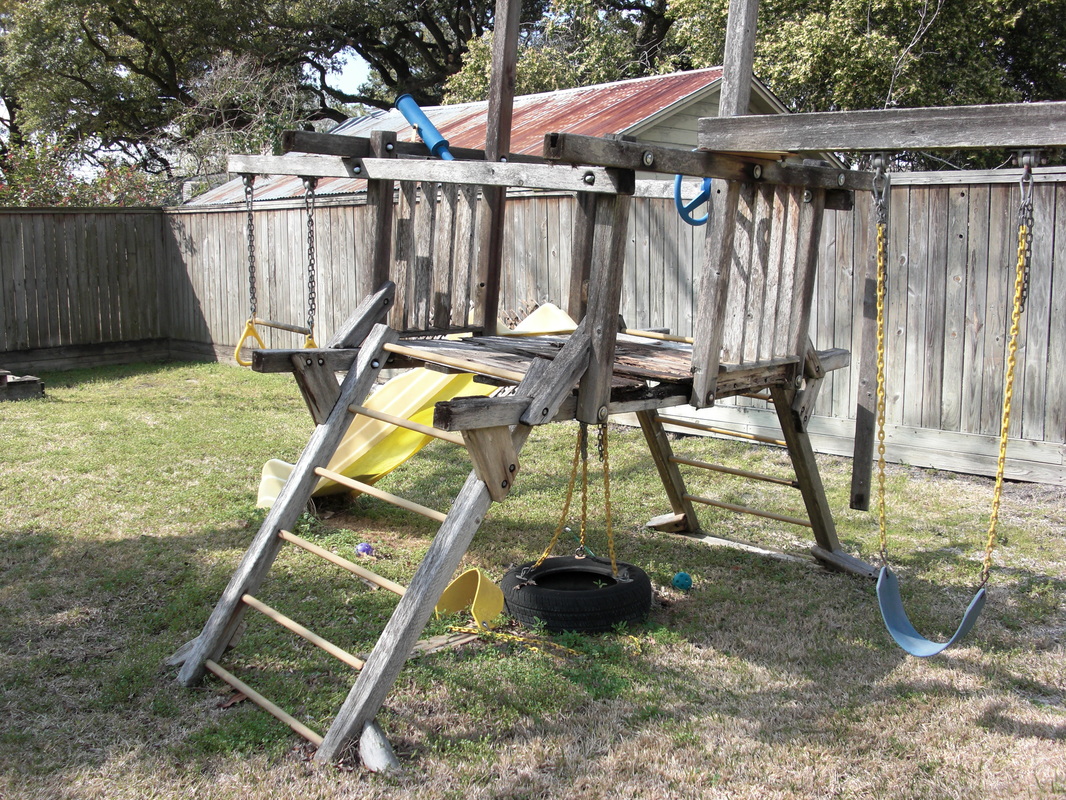PictureEven as good as we are, sometimes a wooden playset cannot be repaired.