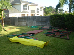 Yardline Playset Disassembly for Move