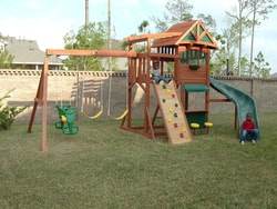 We offer a variety of Playset Services to keep your backyard fun.